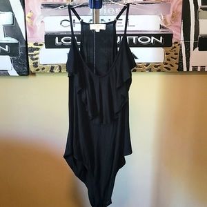 1XL Leotard Black